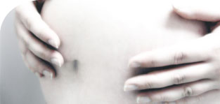 Bauch einer Schwangeren